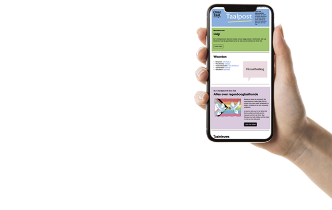 Meld je aan voor Taalpost