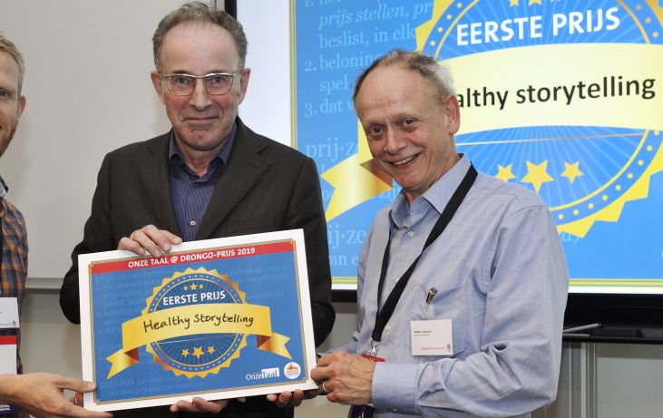 Onze Taal @ DRONGO-prijs voor ‘Healthy storytelling’