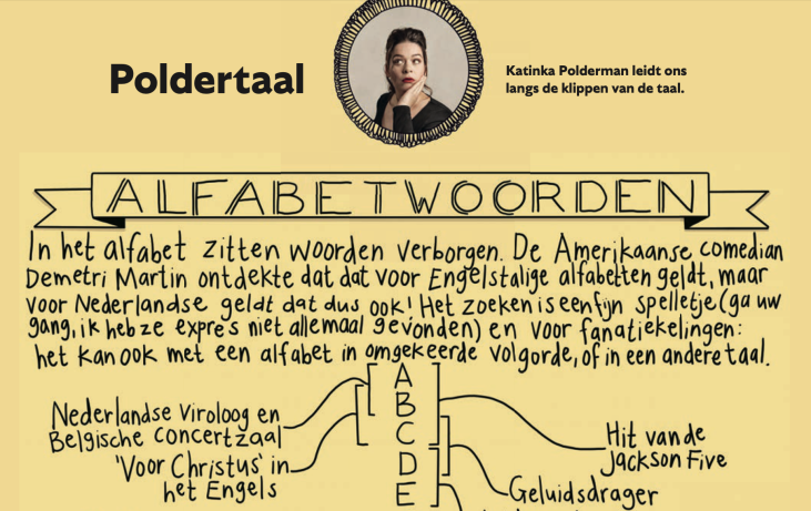 Poldertaal: alfabetwoorden