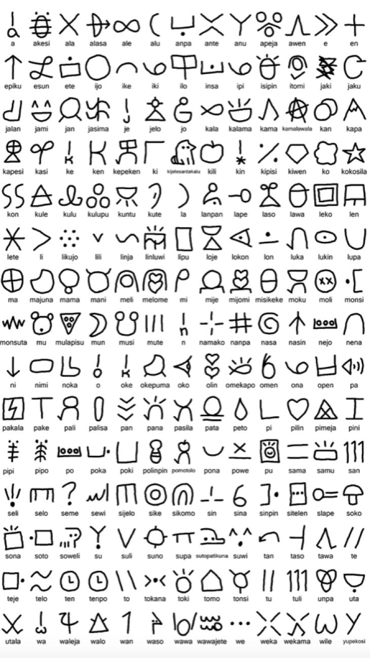 Een taal met 137 woorden.