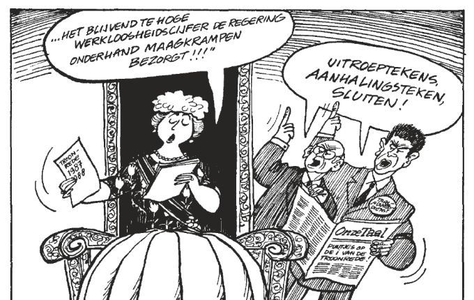 Dertig jaar Onze Taal en de Troonrede